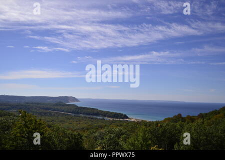 Dieses Foto wurde an der Sleeping Bear Dunes National Lake Shore in Michigan genommen Stockfoto