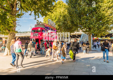Eine typische Ansicht in Westminster in London. Stockfoto