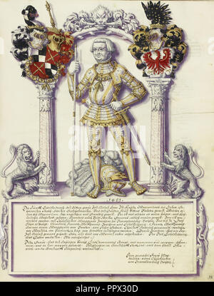 Eitelfriedrich V Hohenzollern; Jörg Ziegler, Deutsch, Anfang des 16. Jahrhunderts - 1574,1577, Augsburg, wahrscheinlich, Deutschland; über 1572 Stockfoto