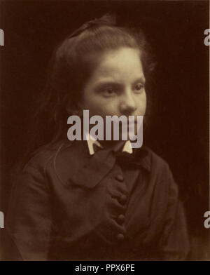Adeline Norman; Julia Margaret Cameron, britischer, geboren in Indien, 1815-1879, Süßwasser, Isle of Wight, England; 1874; Eiklar Stockfoto