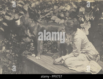 Margaret Eakins und Harry; Thomas Eakins, amerikanischen, 1844-1916, 1881; Platin; 13,3 x 18,4 cm 5 1,4 x 7 1,4 in Stockfoto