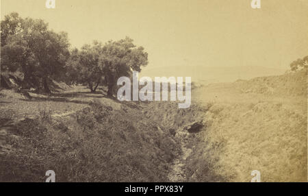 Ausblick auf die Landschaft vom Kaleppa; William J. Stillman, American, 1828 - 1901, 1860; Eiklar silber Drucken Stockfoto