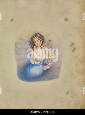 Kopf eines unbekannten Heiligen; William Henry Fox Talbot, Englisch, 1800 - 1877, Mai 1839; gesalzen Papier Drucken aus einer Fotogenen Stockfoto