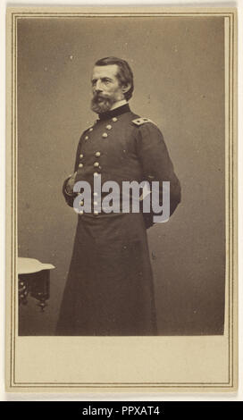 Generalmajor Erasmus Darwin Keyes, US-M.A., 1810-1895; Edward und Henry T. Anthony & Co., American, 1862-1902, 1862 Stockfoto