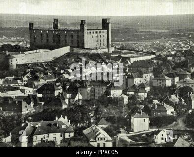 Bratislava zu Beginn des 20. Jahrhunderts. Stockfoto