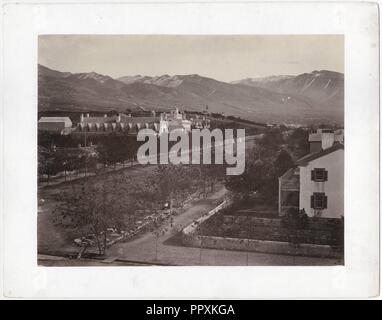 Die Brigham Young Residence von Andrew J Russell. Stockfoto