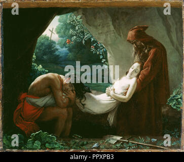 Beerdigung von Atala; nach Anne-Louis Girodet de Roucy-Trioson, Französisch, 1767 - 1824, nach 1808; Öl auf Leinwand, 50,5 × 61,9 cm Stockfoto