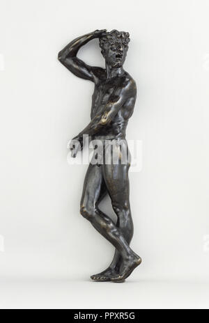 Satyr; Benvenuto Cellini, Italienisch, 1500-1571, Besetzung durch einen Unbekannten; 1543 - 1545; Bronze; 56,8 × 8,9 × 8,4 cm Stockfoto