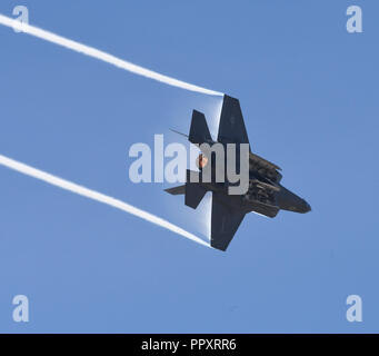 Miramar, Kalifornien, USA. 27 Sep, 2018. Miramar Air Show 2018, Medien Tag, Miramar, Miramar, Kalifornien, USA, 27. September 2018. Credit Bild cr Scott Mitchell/ZUMA Drücken Sie Credit: Scott Mitchell/ZUMA Draht/Alamy leben Nachrichten Stockfoto