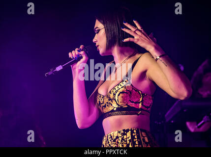 Las Vegas, NV, USA. 27 Sep, 2018. *** Haus AB *** Dua Lipa im Chelsea im Cosmopolitan von Las Vegas in Las Vegas, NV am 27. September 2018. Credit: Erik Kabik Fotografie/Medien Punch/Alamy leben Nachrichten Stockfoto