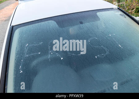 Teesdale, County Durham. Freitag, den 28. September 2018. UK Wetter. Es war eine kalt und frostig Start in den Tag in Nordengland. Quelle: David Forster/Alamy leben Nachrichten Stockfoto