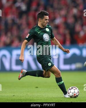 Mainz, Deutschland. 26 Sep, 2018. firo: 26.09.2018 Fußball, Fußball: 1. Bundesliga, Saison 2018/2019 FSV FSV Mainz 05 - VfL Wolfsburg 0:0 VfL Josip Brekalo, Single Action | Verwendung der weltweiten Kredit: dpa/Alamy leben Nachrichten Stockfoto