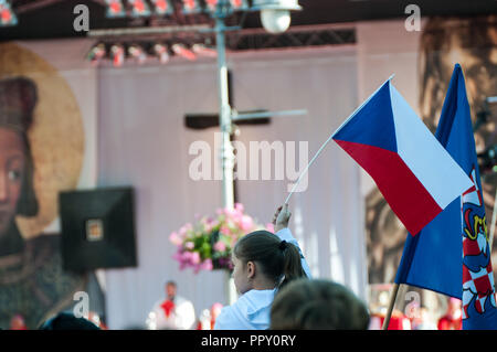 Stará Boleslav, tschechische Republik. 28. September, 2018. Nationale Festival St. Wenzel, Stará Boleslav, tschechische Republik, 28.9.2018 Quelle: Josef pliva/Alamy leben Nachrichten Stockfoto