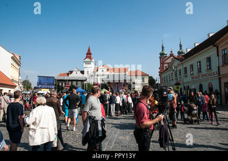 Stará Boleslav, tschechische Republik. 28. September, 2018. Nationale Festival St. Wenzel, Stará Boleslav, tschechische Republik, 28.9.2018 Quelle: Josef pliva/Alamy leben Nachrichten Stockfoto