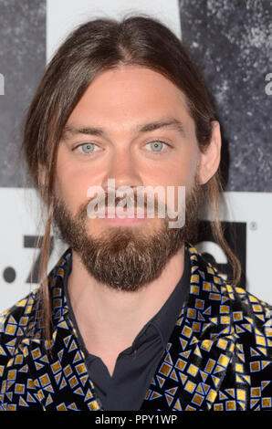 Los Angeles, Ca, USA. 27 Sep, 2018. Tom Payne bei The Walking Dead Saison 9 Premiere in der DGA in Los Angeles, Kalifornien am 27. September 2018. Quelle: David Edward/Medien Punch/Alamy leben Nachrichten Stockfoto