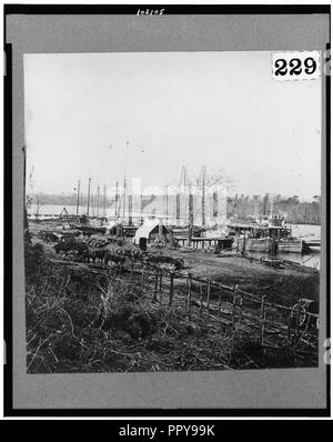 Broadway Landung, Appomattox River, Virginia Stockfoto