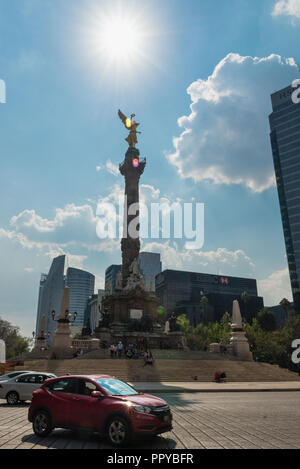 Engel der Unabhängigkeits-Denkmal in Mexiko-Stadt Stockfoto