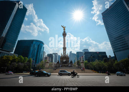 Engel der Unabhängigkeits-Denkmal in Mexiko-Stadt Stockfoto