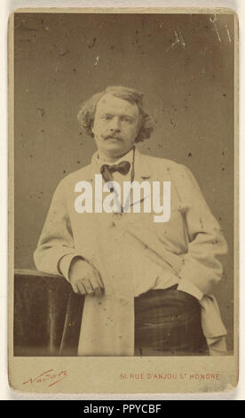 Felix Tournachon, Selbstporträt, Gaspard Felix Tournachon Nadar, Französisch, 1820 - 1910, 1861 - 1864; 1878; Eiklar drucken Stockfoto