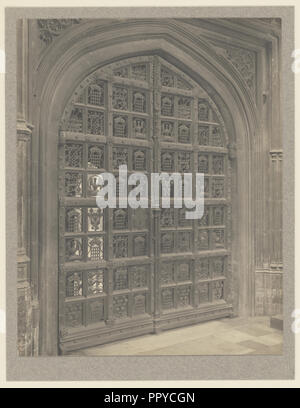 Westminster Abbey, Kapelle von Heinrich VII., große Bronze Tore, Frederick H. Evans, Großbritannien, 1853 - 1943, 1911; Platin drucken Stockfoto