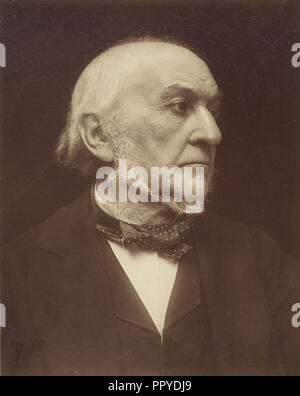 William Ewart Gladstone; Frau Eveline W.H. Myers, Großbritannien, 1856 - 1937, London, England, April 25, 1890, CO2 drucken; 27.3 Stockfoto