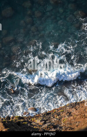 Ocean View vawes Küste Stockfoto