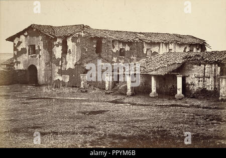 Mission, San Fernando Rey; Carleton Watkins, amerikanischen, 1829-1916, 1880; Eiklar silber Drucken Stockfoto