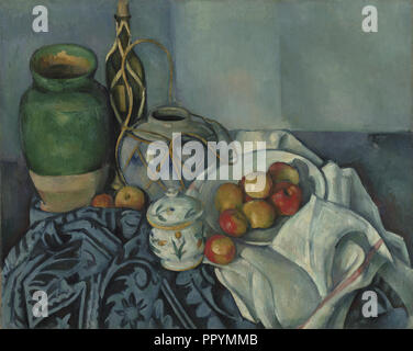 Stillleben mit Äpfeln; Paul Cézanne, Französisch, 1839 - 1906, Frankreich; 1893 - 1894; Öl auf Leinwand, 65,4 × 81,6 cm Stockfoto