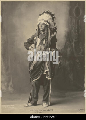 John Hollow Horn Bear, Sioux; Adolph F. Muhr, Amerikanische, gestorben 1913, Frank A. Rinehart, amerikanischen, 1861-1928, 1898; Platin Stockfoto