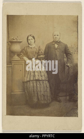 Frau Mackay's Mutter & Vater; Ross & Thomson, Scottish, aktiv über 1850S, 1860s; Eiklar silber Drucken Stockfoto