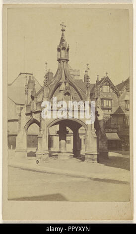 Geflügel Kreuz, Salisbury; J.W. Miell, Britischen, aktive Salisbury, England 1860-S, 1864-1865; Eiklar silber Drucken Stockfoto