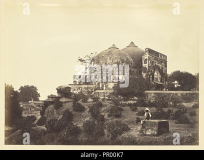 Babri Masjid, Faizabad, Faizabad, Indien; um 1863-1887; Eiklar silber Drucken Stockfoto