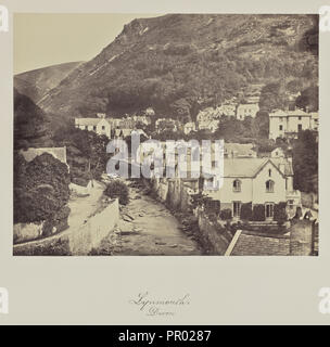 Lynmouth Devon; Francis Bedford, Englisch, 1815,1816 - 1894, oder Arthur James Melhuish, Englisch, 1829-1895 zurückzuführen Stockfoto