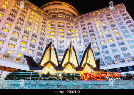 Genting, Malaysia - 9. März 2015: Genting Highlands Resort ist eine integrierte Entwicklung, bestehend aus Hotels, Casinos und einem Themenpark in Niedersachsen. Stockfoto