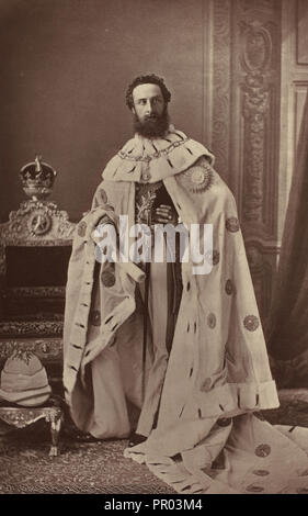 Seine Exzellenz Herr Lytton, Vizekönig und Generalgouverneur von Indien; Bourne & Shepherd, Englisch, gegründet 1863, London, England Stockfoto