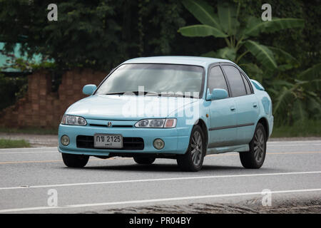 Chiangmai, Thailand - 23. August 2018: Mit dem eigenen Auto Toyota Camry. Auf der straße Nr. 1001 8 km von Chiangmai. Stockfoto