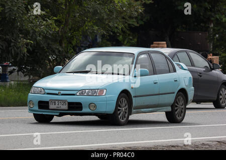 Chiangmai, Thailand - 23. August 2018: Mit dem eigenen Auto Toyota Camry. Auf der straße Nr. 1001 8 km von Chiangmai. Stockfoto