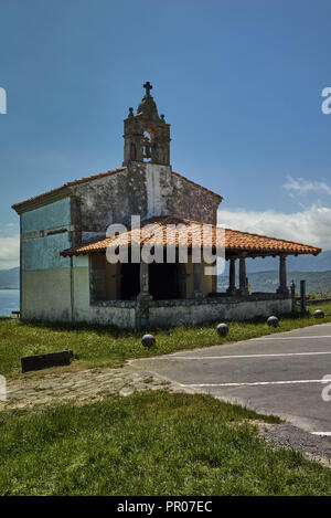 Iglesia de San Roque, Lastres, Fürstentum Asturien, Spanien, Europa Stockfoto