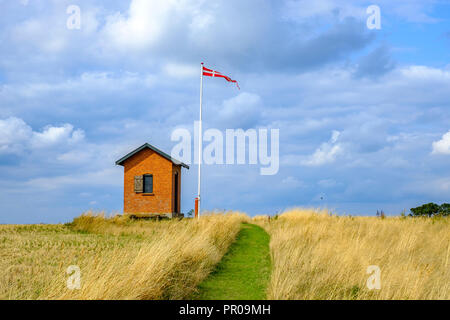 Alte historische Pilot House auf nyord Insel nördlich von Mön, Dänemark, Skandinavien, Europa. Stockfoto