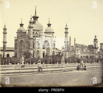 Moschee, in das Innere des Hosainabad Imambara; Felice Beato, 1832-1909, Henry Hering, 1814 Stockfoto