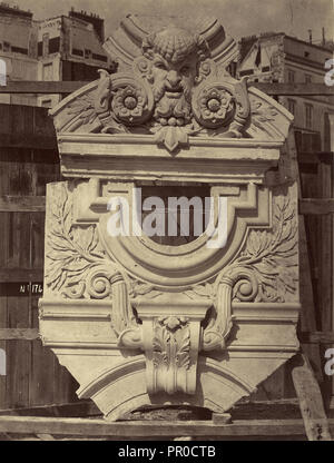 Tabellen saillantes. Galeries latérales du Grand Escalier; Louis-Émile Durandelle, Französisch, 1839 - 1917, Paris, Frankreich; um 1875 Stockfoto