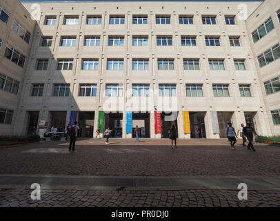 TURIN, Italien - ca. September 2018: Politecnico di Torino Turin Bedeutung Politechnic School Stockfoto