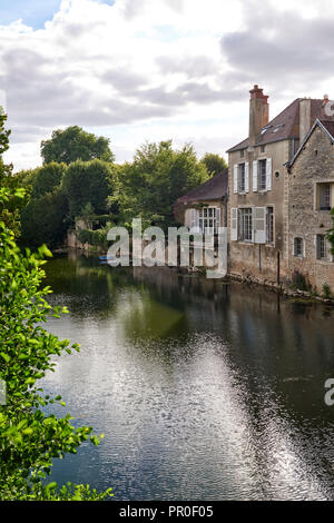 Riverside house Stockfoto