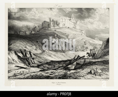 Auvergne, Eglise de Saint-Nectaire, Auvergne, Voyages pittoresques et romantiques dans l'ancienne Frankreich, Engelmann, G. Stockfoto