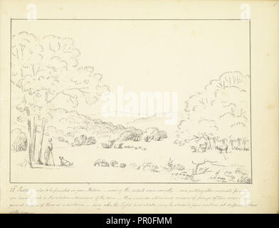 II Skizze - auch in der Natur, ein paar Hinweise über Landschaft, Skizzen, kann beendet werden. 1810, Humphry Repton Architektur Stockfoto