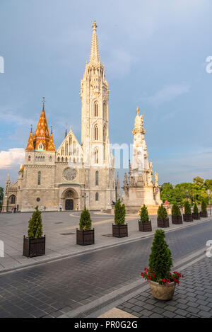 Die Kathedrale von St. Matthias, Budapest, Ungarn, Europa Stockfoto