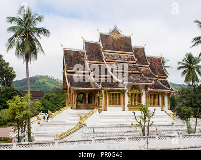 Haw Pha Bang Tempel, Teil der nationalen Museumskomplex, Luang Prabang, Laos, Indochina, Südostasien, Asien Stockfoto
