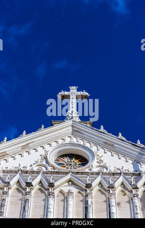 Ein Blick auf die Kathedrale Santa Ana, Santa Ana, El Salvador, Mittelamerika Stockfoto