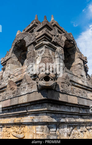 Candi Borobudur buddhistischen Tempel, Muntilan, Java, Indonesien Stockfoto