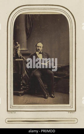 Albert, Prinzgemahl, 1819-1861, Camille Silvy, Französisch, 1834-1910, Frankreich; 1860 - 1861; Eiklar silber Drucken Stockfoto